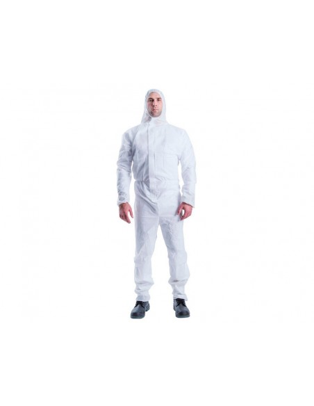 Buzo de trabajo safetop skingard weld categoria 3 color blanco talla xl