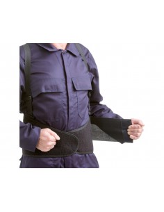 Faja lumbar safetop elastica con velcro y tirantes xl