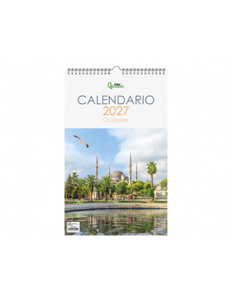Calendario liderpapel 2027 pack de 24 unidades diseños surtidos