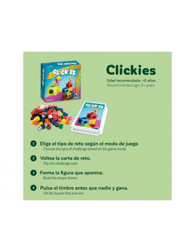 Juego didactico miniland clickies