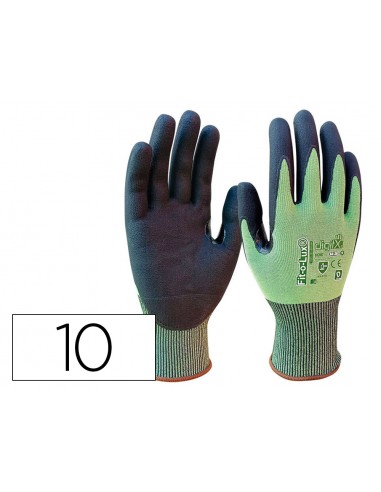 Guantes de nitrilo safetop fitolux-d corte tdm d best fit talla 10