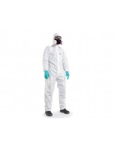 Buzo de trabajo safetop skingard-safe categoria 3 color blanco talla l