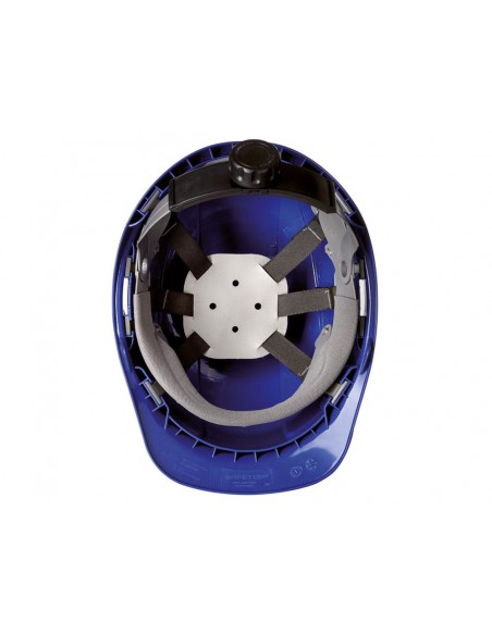 Casco de hdpe safetop er series con barboquejo y rosca en397 blanco