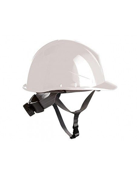 Casco de hdpe safetop er series con barboquejo y rosca en397 blanco