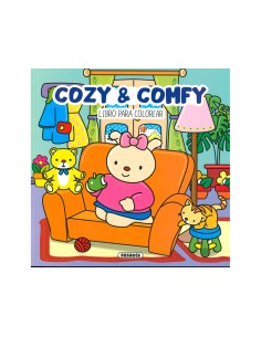 Cuaderno de colorear susaeta 2 cozy&comfy 48 paginas 24,2x24,2 cm