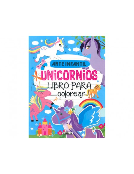 Cuaderno de colorear susaeta unicornios 192 paginas 21x28 cm
