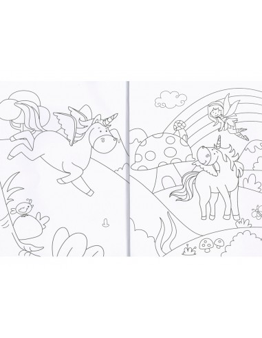Cuaderno de colorear susaeta unicornios 192 paginas 21x28 cm