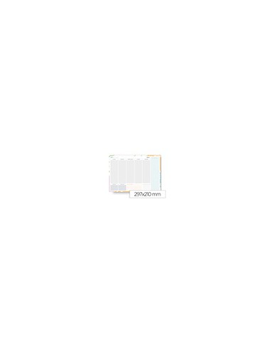 Planning semanal liderpapel teens 2027 297x210 mm con pegatinas papel 104 g