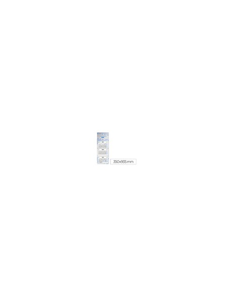Calendario pared liderpapel 3 meses vista 2027 plegable 330x700 mm papel 105 g