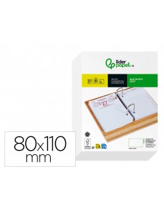 Bloc bufete liderpapel 2027 80x110 mm papel 80 g fsc