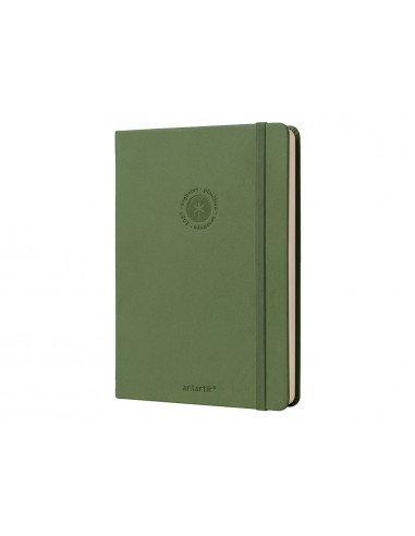 Agenda oficina antartik 2027 encuadernada dia pagina a5 bilingue 70g papel fsc verde