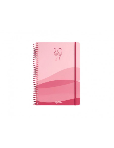 Agenda oficina liderpapel 2027 espiral gazi dia pagina a5 bilingue 70g papel fsc rojo Agenda oficina liderpapel 2027 espiral gazi dia pagina a5 bilingue 70g papel fsc rojo