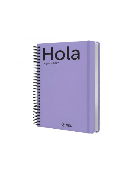 Agenda oficina liderpapel 2027 espiral classic semana vista a4 bilingue 70g papel fsc malva Agenda oficina liderpapel 2027 espiral classic semana vista a4 bilingue 70g papel fsc malva
