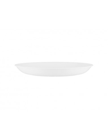 Plato polipropileno archivo 2000 llano 23,5 cm diametro reutilizable e irrompible libre bpa color blanco