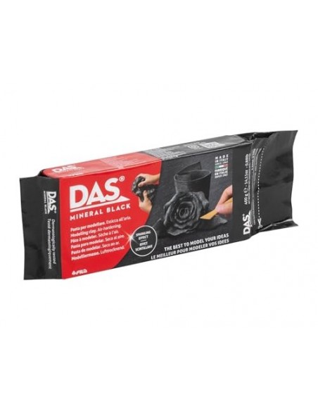 Pasta de modelar das mineral 400 gr color negro
