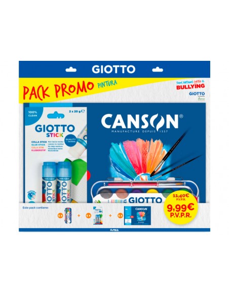 Pack de pintura giotto promo