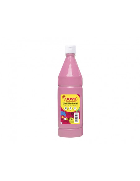 Tempera liquida jovi rosa botella de 1000 ml