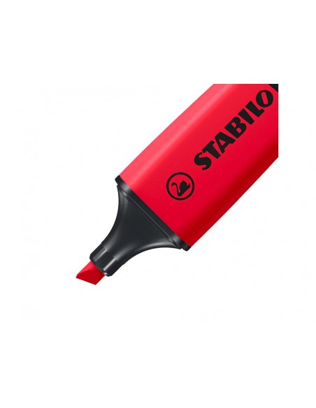Rotulador stabilo boss fluorescente 70 rojo real