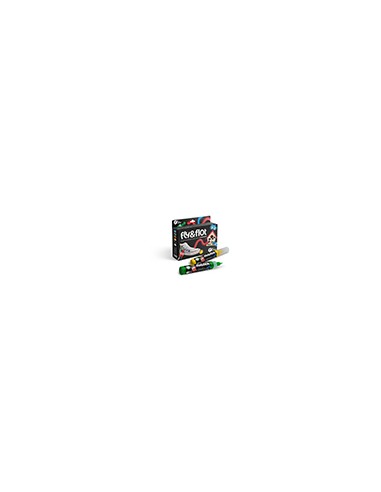 Rotulador tcolors fly&flot efecto 3d volumetrico 25 ml estuche de 6 colores surtidos