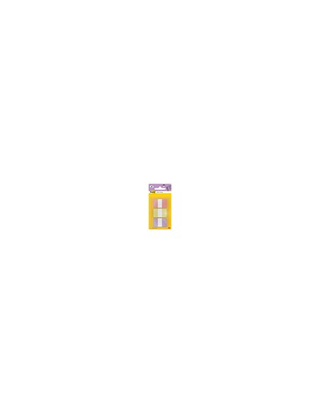 Banderitas separadoras rigidas dispensador post-it index strong 686-3 sun 25,4x38.1 mm pack de 36