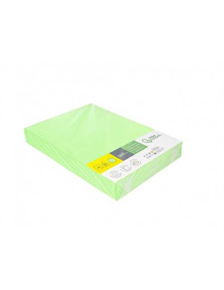 Papel color liderpapel din a3 80 g verde paquete de 500 hojas