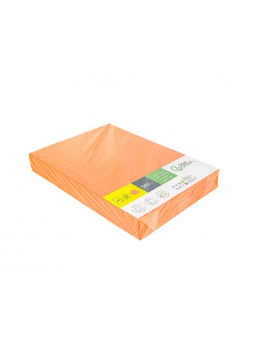 Papel color liderpapel din a3 80 g naranja intenso paquete de 500 hojas