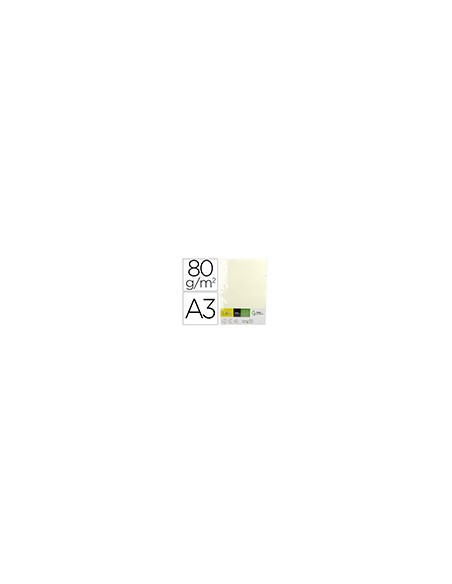 Papel color liderpapel din a3 80 g crema paquete de 500 hojas Papel color liderpapel din a3 80 g crema paquete de 500 hojas