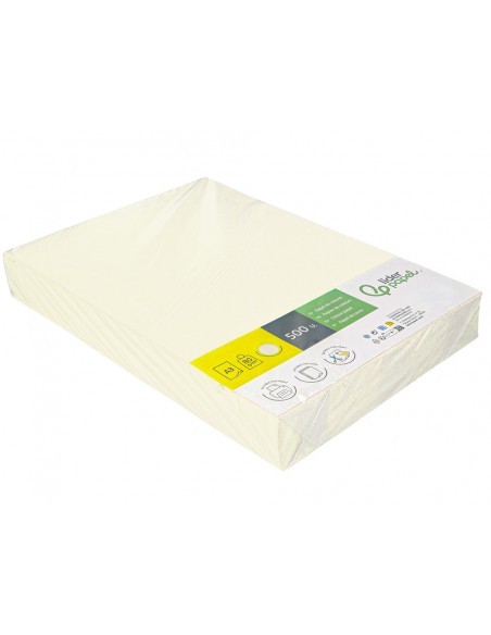 Papel color liderpapel din a3 80 g crema paquete de 500 hojas Papel color liderpapel din a3 80 g crema paquete de 500 hojas