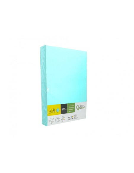 Papel color liderpapel din a3 80 g celeste paquete de 500 hojas Papel color liderpapel din a3 80 g celeste paquete de 500 hojas