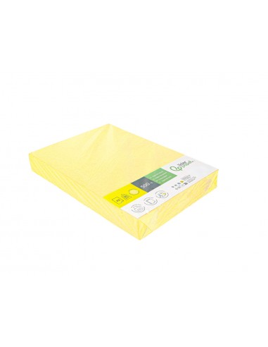 Papel color liderpapel din a3 80 g amarillo paquete de 500 hojas