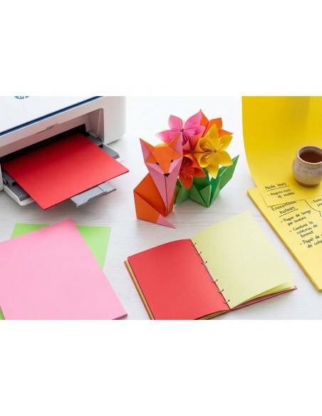 Papel color liderpapel din a4 80 g rojo intenso paquete de 500 hojas Papel color liderpapel din a4 80 g rojo intenso paquete de 500 hojas