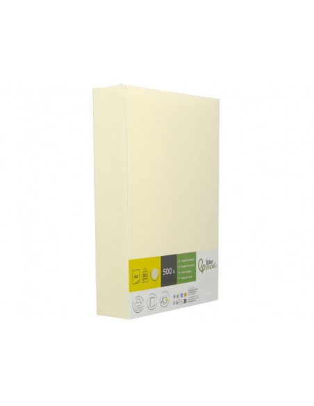 Papel color liderpapel din a4 80 g crema paquete de 500 hojas Papel color liderpapel din a4 80 g crema paquete de 500 hojas