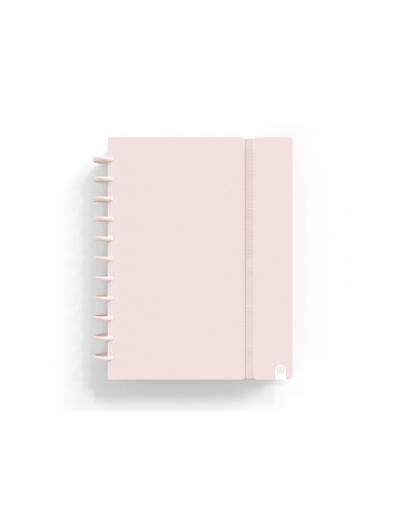 Cuaderno ingeniox foam a4 80h rayado horizontal rosa pastel