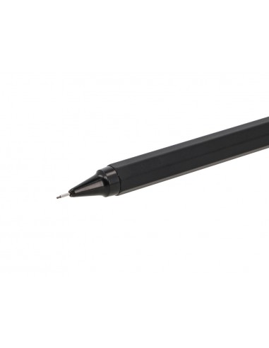Portaminas liderpapel coleccion 5 con clip y goma punta 0.5 mm negro
