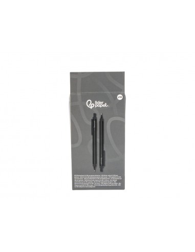Portaminas liderpapel coleccion 5 con clip y goma punta 0.5 mm negro
