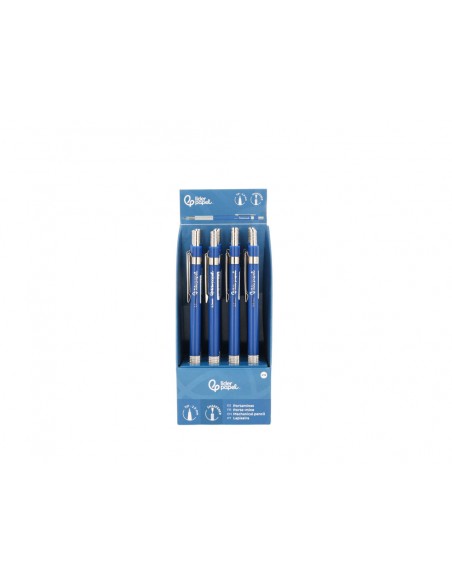 Portaminas liderpapel coleccion 4 con clip y sacapuntas 2 mm azul Portaminas liderpapel coleccion 4 con clip y sacapuntas 2 mm azul