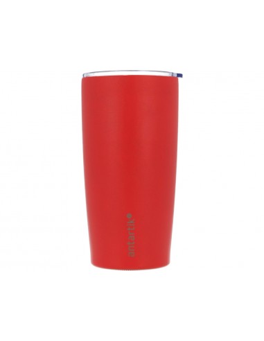 Vaso termico antartik mono tapa hermetica acero inoxidable libre de bpa rojo 520 ml