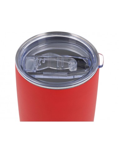 Vaso termico antartik mono tapa hermetica acero inoxidable libre de bpa rojo 520 ml