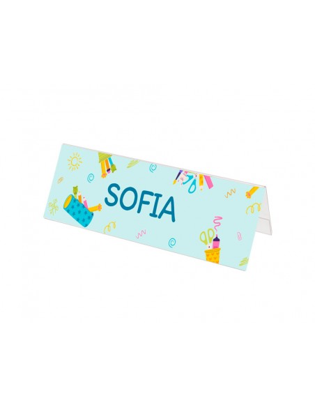 Identificador sobremesa archivo 2000 petg flexible visibilidad doble cara din a4 85x300x100 mm