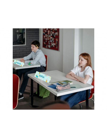 Identificador sobremesa archivo 2000 petg flexible visibilidad doble cara din a4 85x300x100 mm