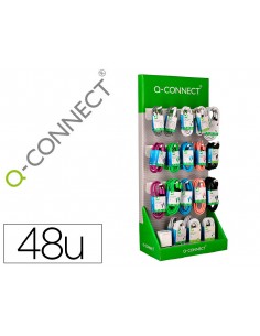 Expositor sobremesa q-connect para cables y cargadores con 48 unidades surtidas
