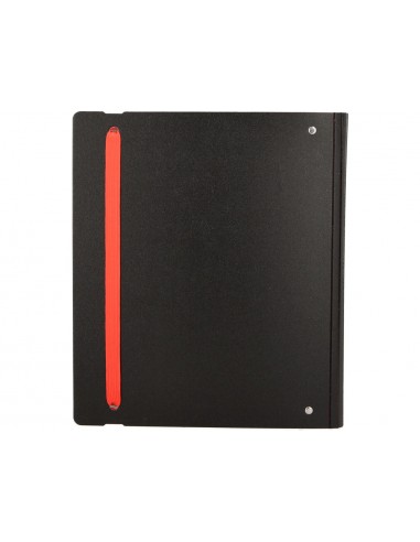 Carpeta 4 anillas de 35 mm mixtas antartik a4 foam bicolor negro rojo