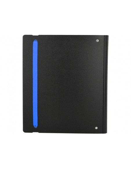 Carpeta 4 anillas de 35 mm mixtas antartik a4 foam bicolor negro azul