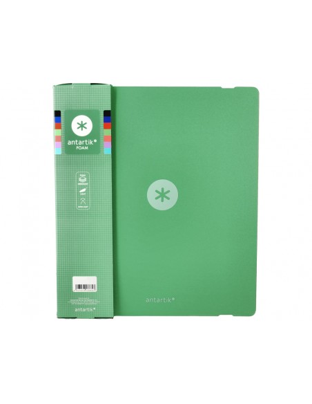 Carpeta 4 anillas de 35 mm mixtas antartik a4 foam color verde matcha Carpeta 4 anillas de 35 mm mixtas antartik a4 foam color verde matcha