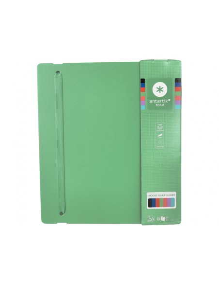 Carpeta 4 anillas de 35 mm mixtas antartik a4 foam color verde matcha Carpeta 4 anillas de 35 mm mixtas antartik a4 foam color verde matcha