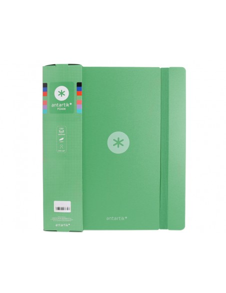 Carpeta 4 anillas de 35 mm mixtas antartik a4 foam color verde matcha Carpeta 4 anillas de 35 mm mixtas antartik a4 foam color verde matcha
