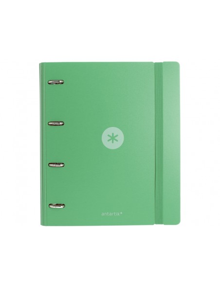 Carpeta 4 anillas de 35 mm mixtas antartik a4 foam color verde matcha Carpeta 4 anillas de 35 mm mixtas antartik a4 foam color verde matcha