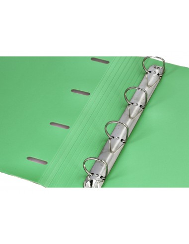 Carpeta 4 anillas de 35 mm mixtas antartik a4 foam color verde matcha
