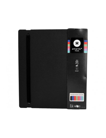 Carpeta 4 anillas de 35 mm mixtas antartik a4 foam color negro Carpeta 4 anillas de 35 mm mixtas antartik a4 foam color negro