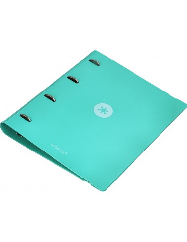 Carpeta 4 anillas de 35 mm mixtas antartik a4 foam color menta